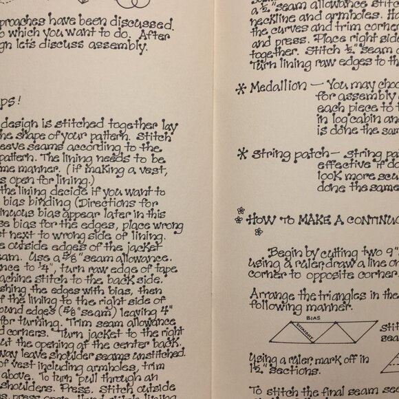 New Beginnings Quilted Jackets Vests Pattern Book Yours Truly Jean Wells 1979 - Picture 9 of 12